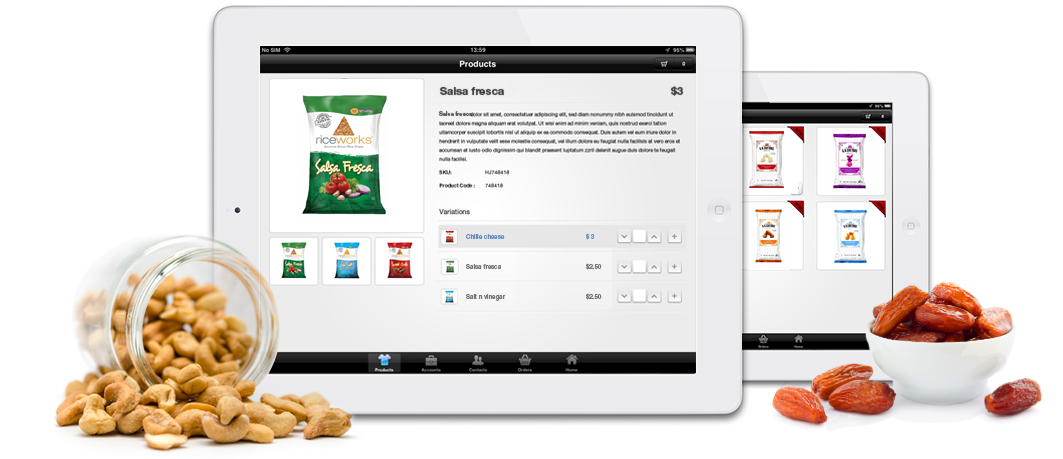 Steins Foods - App Product View